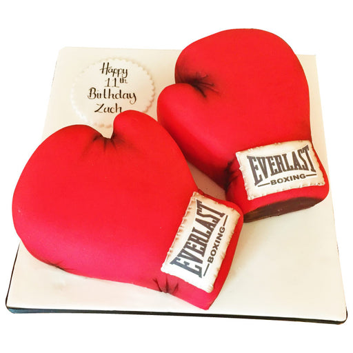 Boxing Gloves cake - Last minute cakes delivered tomorrow!