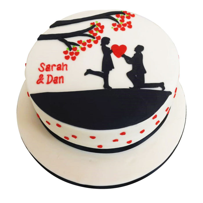 Engagement Cake - Last minute cakes delivered tomorrow!