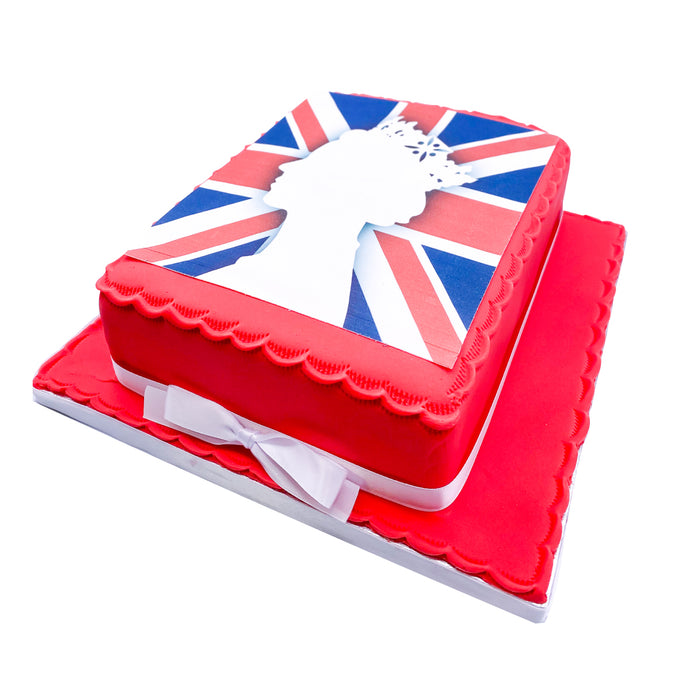 Jubilee Queen's Silhouette Cake