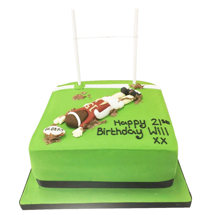 Rugby Cake - Last minute cakes delivered tomorrow!