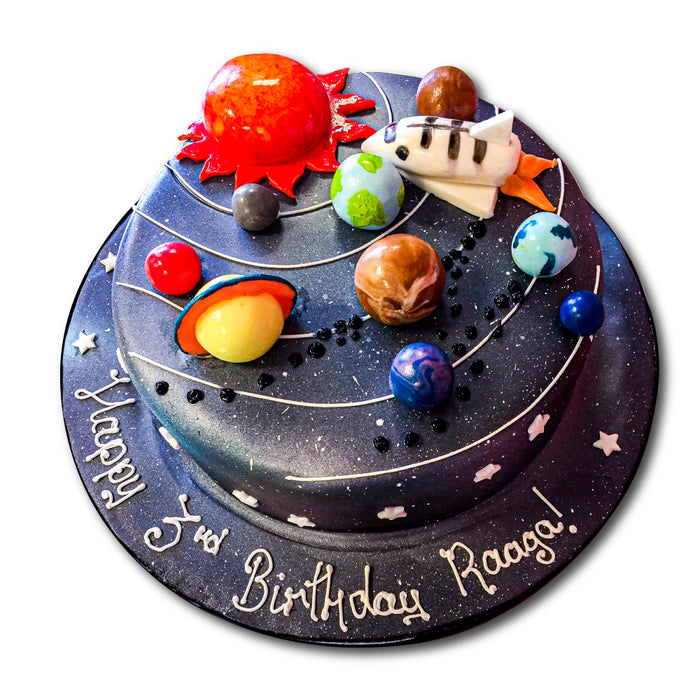 Space Solar System Cake