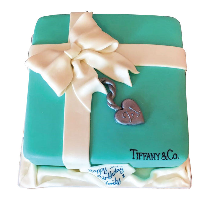 Tiffany Box Cake - Last minute cakes delivered tomorrow!