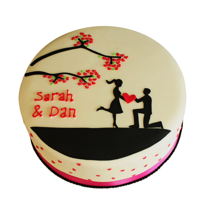 Engagement Cake - Last minute cakes delivered tomorrow!