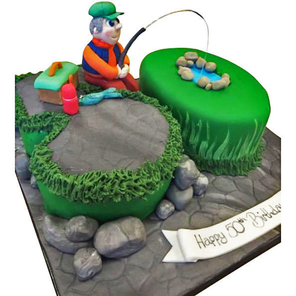 Fishing Cake - Last minute cakes delivered tomorrow!