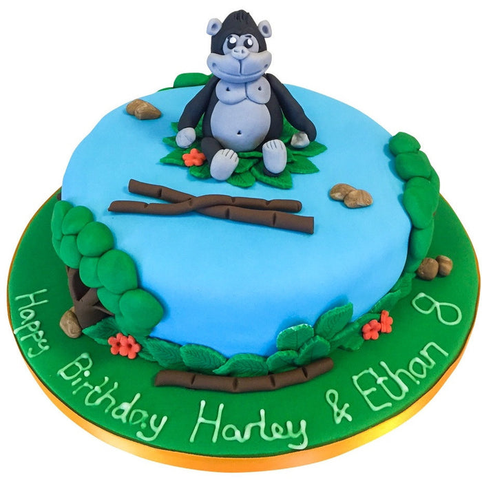 Gorilla Jungle Safari Cake - Last minute cakes delivered tomorrow!