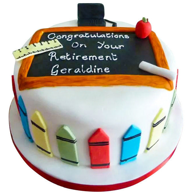 Retirement Cake - Last minute cakes delivered tomorrow!