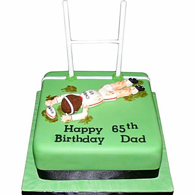 Rugby Cake - Last minute cakes delivered tomorrow!