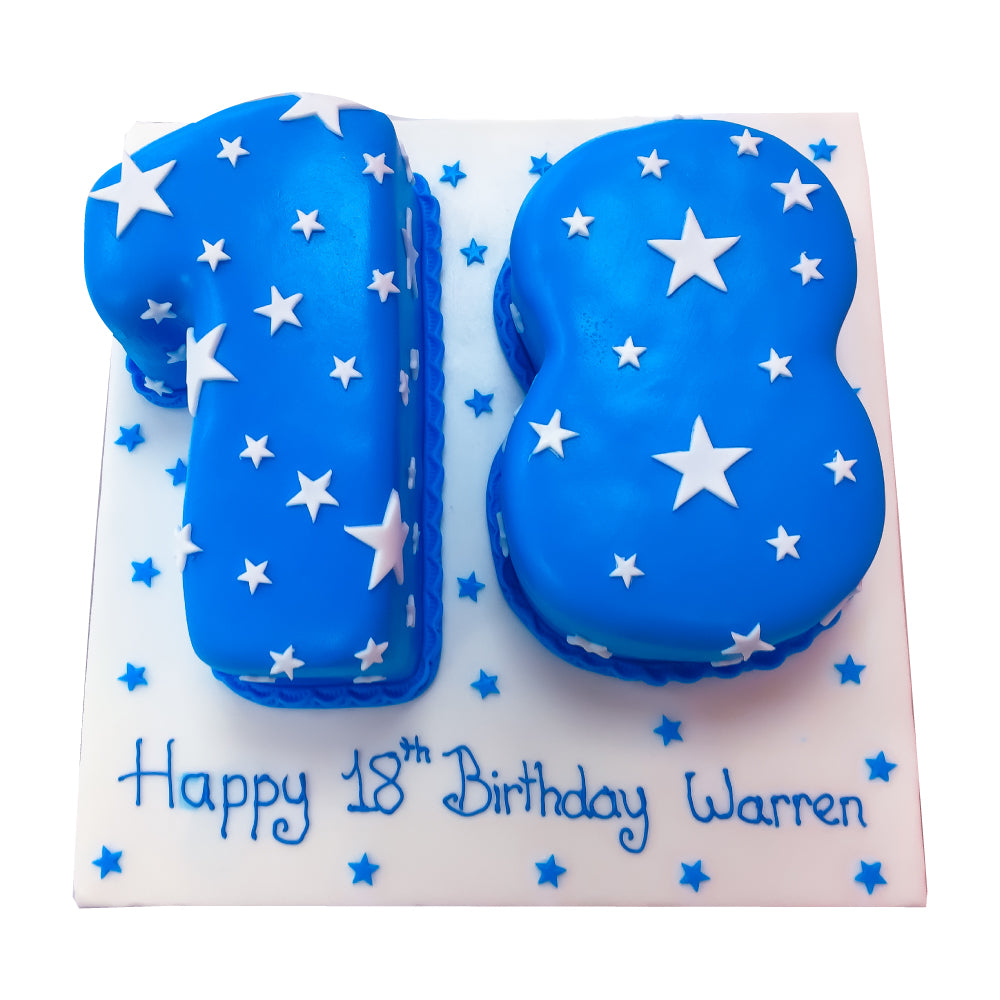 18th Birthday Stock Photo - Download Image Now - Birthday Cake, Cake, White  Background - iStock