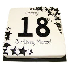 18th Birthday Cake - Last minute cakes delivered tomorrow!