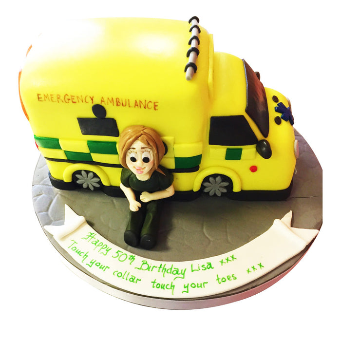 Ambulance / Paramedic Cake - Last minute cakes delivered tomorrow!