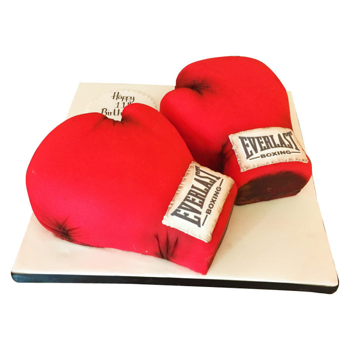Boxing Gloves cake - Last minute cakes delivered tomorrow!