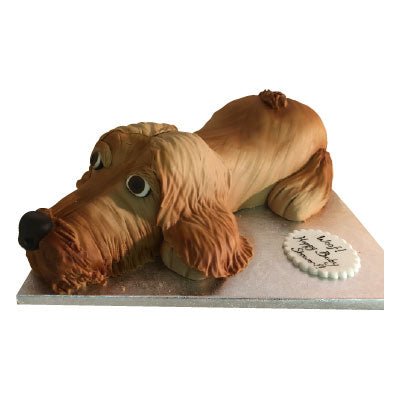 Cocker Spaniel Dog Cake - Last minute cakes delivered tomorrow!