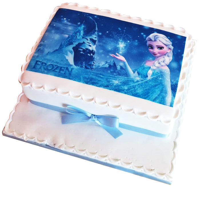 HOW TO: Easy Decoration Ideas for a DIY Frozen Cake | Treasure Every Moment