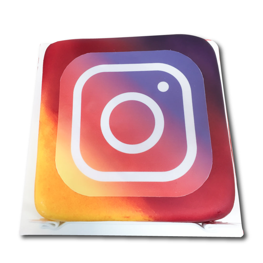 How to make instagram logo cake | instagram logo cake design | wipe creem  cake - YouTube