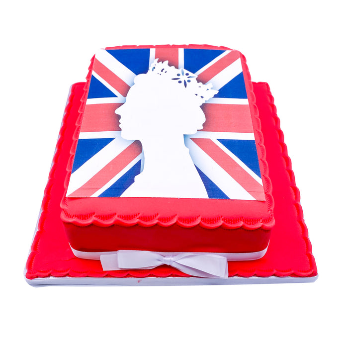 Jubilee Queen's Silhouette Cake