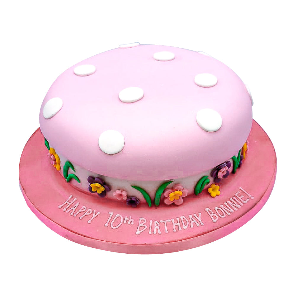 Pink Mushroom Fairy House Cake - The Cakery - Leamington Spa & Warwickshire  Cake Boutique