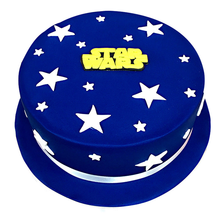 Star Wars logo cake