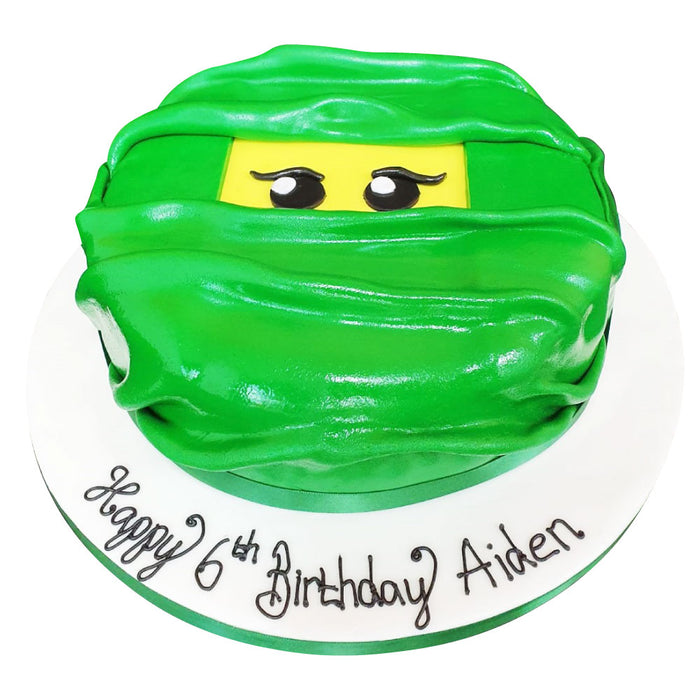 Ninjago cake iced in buttercream frosting, with fondant detail and fondant  lettering | Ninjago cakes, Ninjago birthday, Lego ninjago birthday