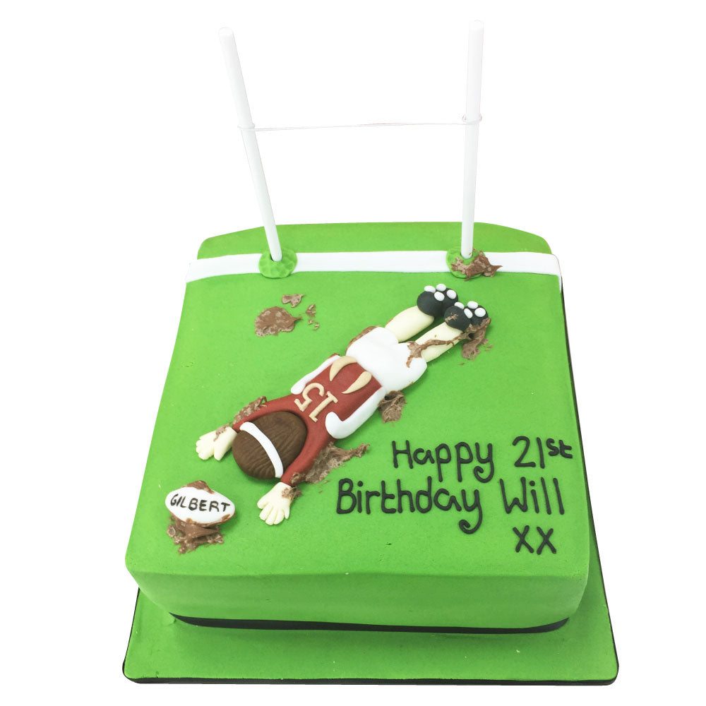Rugby Shirt Cake — New Cakes