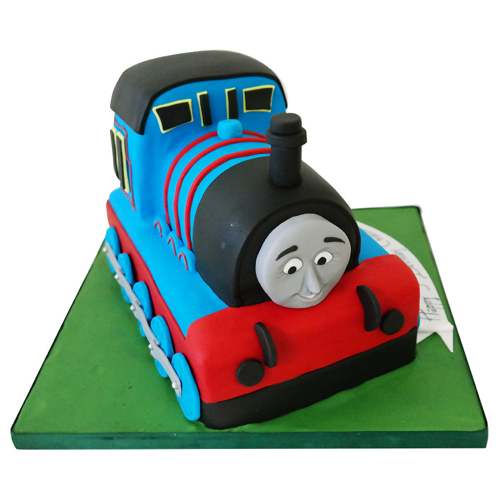 Thomas the Train Layer Cake - Classy Girl Cupcakes