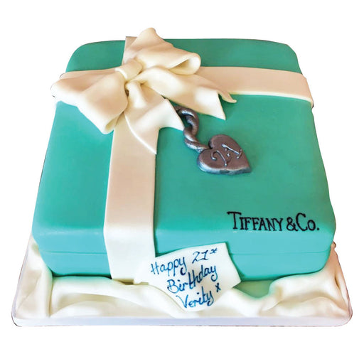 Tiffany Box Cake - Last minute cakes delivered tomorrow!