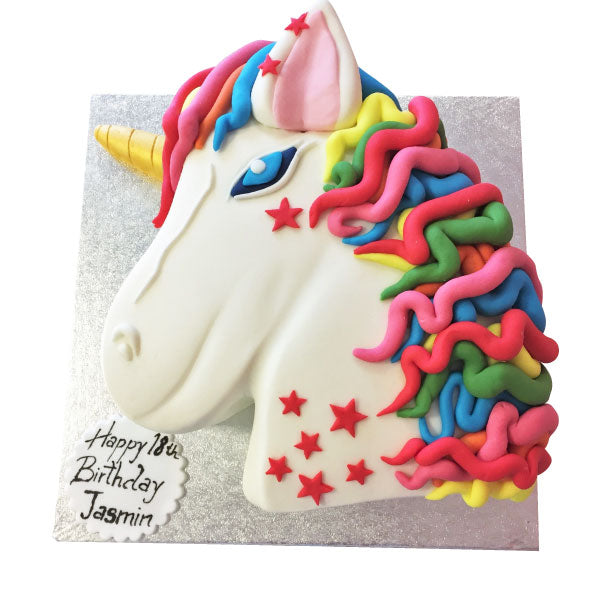 Buy Rainbow Unicorn 1st Birthday Theme Cake Online | Chef Bakers