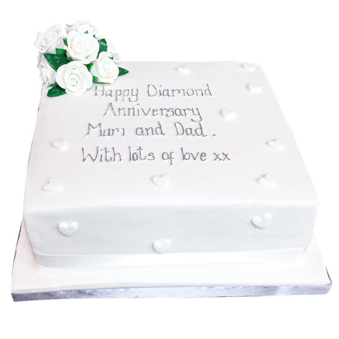 Wedding Anniversary Cakes | Ruby Golden Diamond Wedding | Scotland