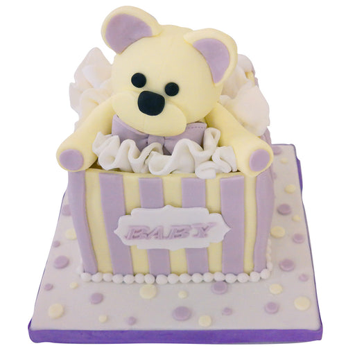 Baby Shower Teddy Bear Cake - Last minute cakes delivered tomorrow!