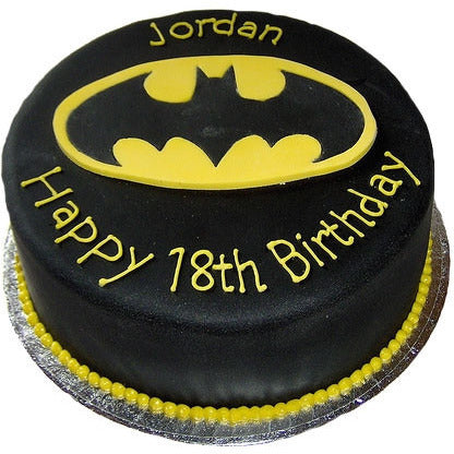Simple Batman Cake - CakeCentral.com