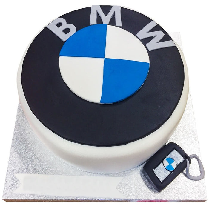 BMW Car Badge Cake - Last minute cakes delivered tomorrow!