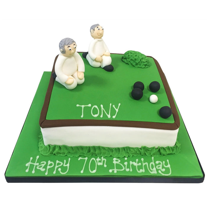 Lawn Green Bowls Cake - Last minute cakes delivered tomorrow!