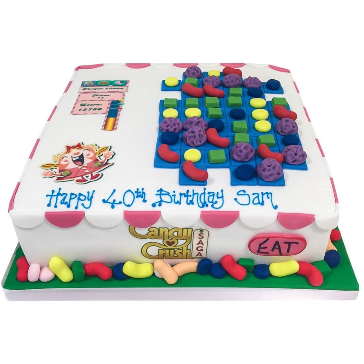 Cake Break - Whipped Cream Candy Crush theme cake | Facebook