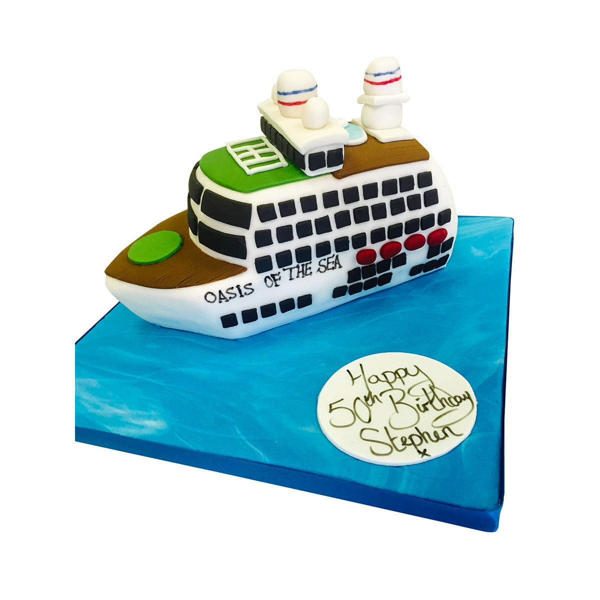 Fondant Yacht Cake Topper Fondant Boat Boat Topper Ship - Etsy