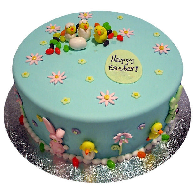 Shop for Fresh Happy Easter Chocolate Cake online - Konark