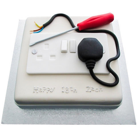 Electrician Birthday Cake No.N017 - Creative Cakes