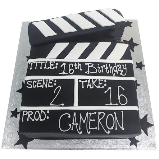 Film Clapper Board Cake - Last minute cakes delivered tomorrow!