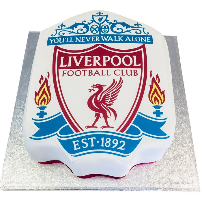 Liverpool Football Cake - Last minute cakes delivered tomorrow!