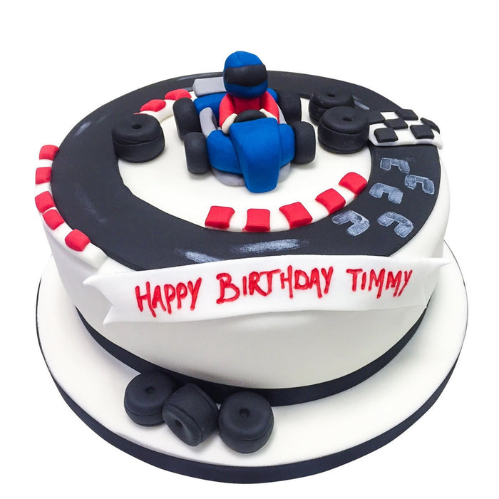 Go Karting Cake - Last minute cakes delivered tomorrow!