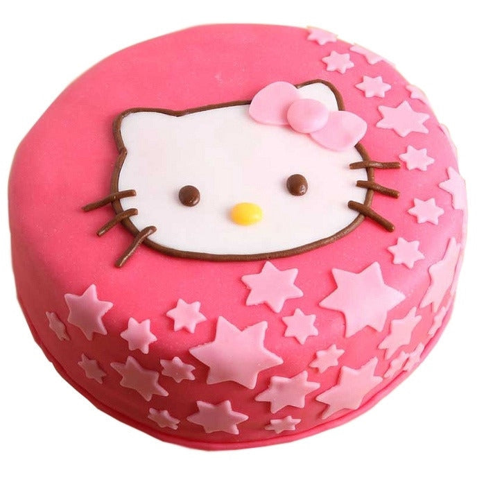 20cm Sanrio hello kitty cute Melody cinnamon dog Kuromi birthday cake with  music candles will glow - AliExpress