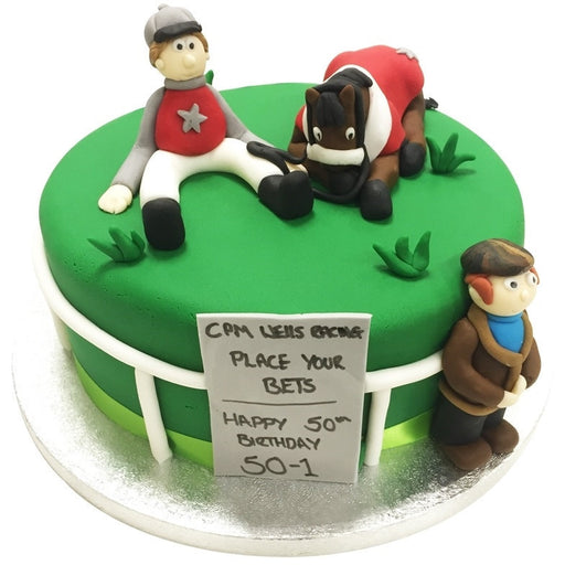 Horse Racing Cake - Last minute cakes delivered tomorrow!