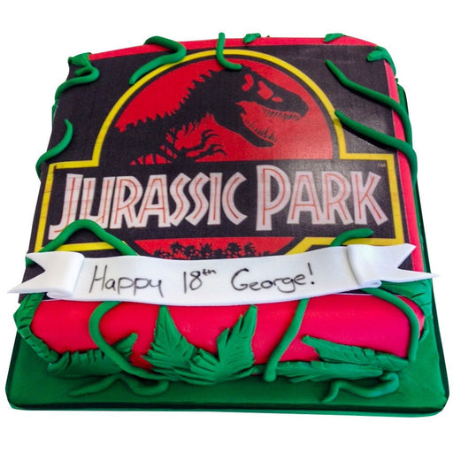 Jurassic Park Cake - Last minute cakes delivered tomorrow!