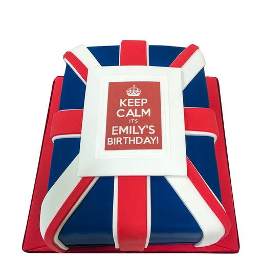 Keep Calm & Carry On Cake - Last minute cakes delivered tomorrow!