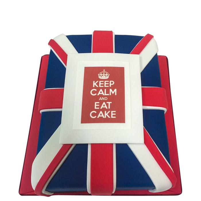 Keep Calm & Carry On Cake - Last minute cakes delivered tomorrow!