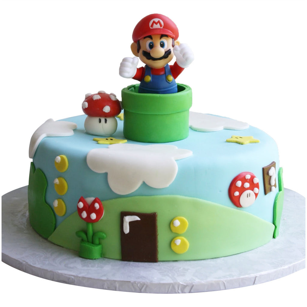 Super Mario Bros cake topper tutorial - YouTube