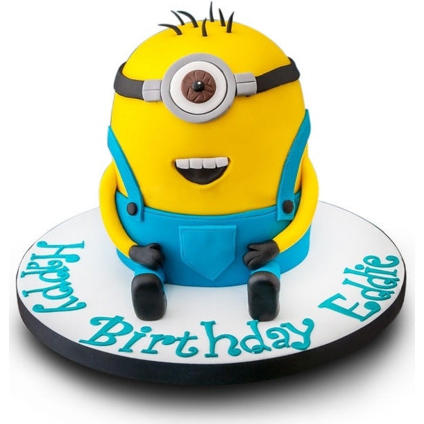 Send happy birthday minion cake online by GiftJaipur in Rajasthan