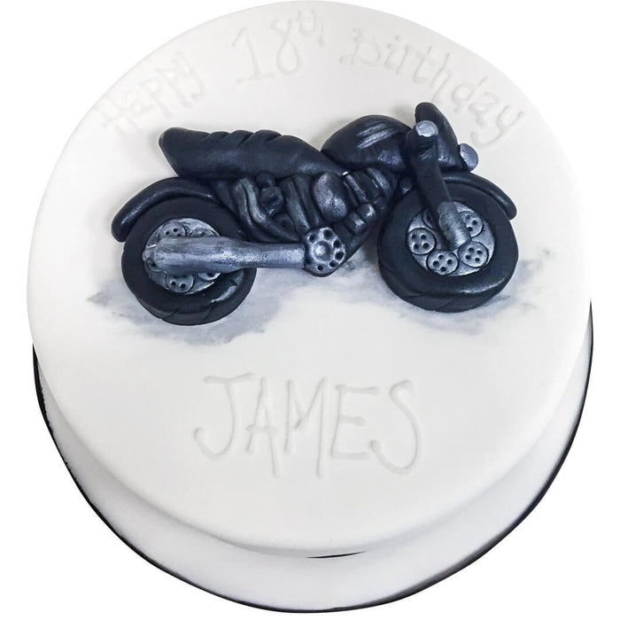 Biker Birthday Cake Decoration Motorbike Cake Topper Personalized Any Name  & Age | eBay