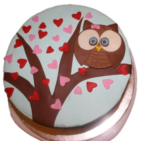 Little Bear Balancing Owl Moon Edible Cake Topper Image ABPID09261 – A  Birthday Place