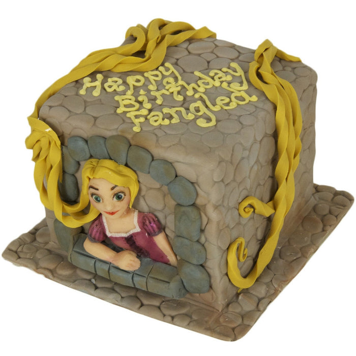 Rapunzel Inspired Princess Series Cake (Expedited)