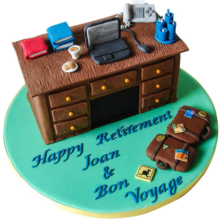 Banker Retirement Cake Design & Price | YummyCake