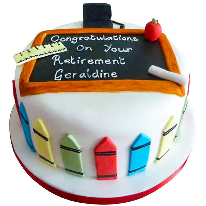 Send Retirement Photo Cake Online in India at Indiagift.in